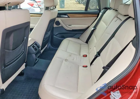 2013 BMW X3 xDrive28I z USA, uszkodzony, nr VIN 5UXWX9C54D0D00178